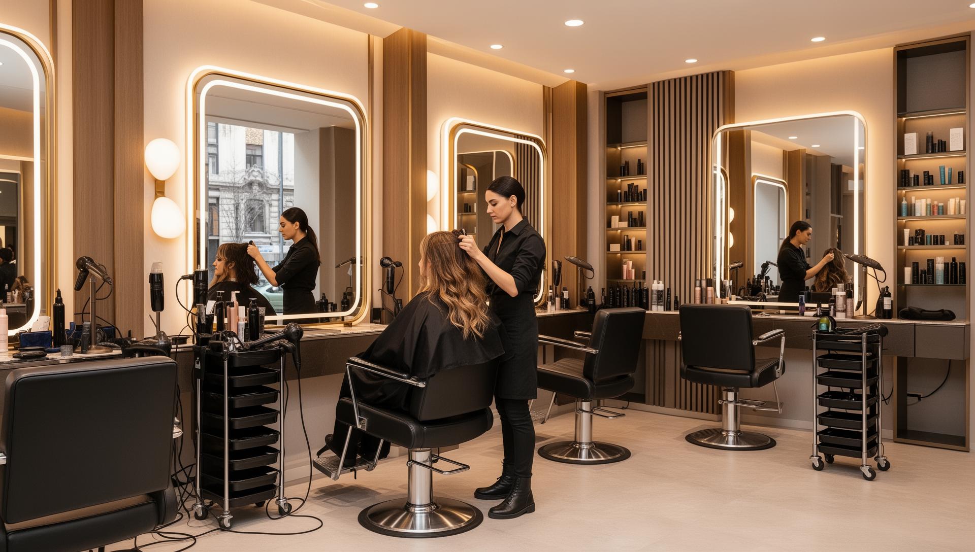Friseure & Kosmetik Hintergrundbild