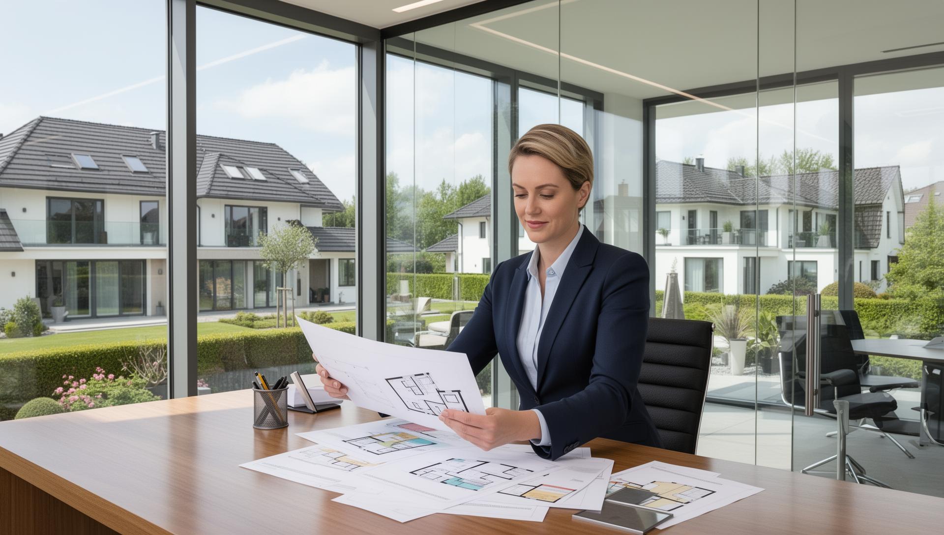 Immobilien Hintergrundbild